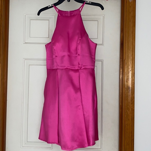 Pink Short Formal Dress - Picture 3 of 9